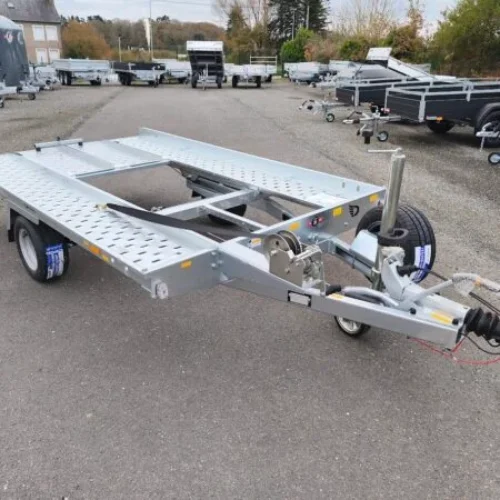 Remorque Porte Mini Voiture Roadster Auto Ptac 1300 Kg